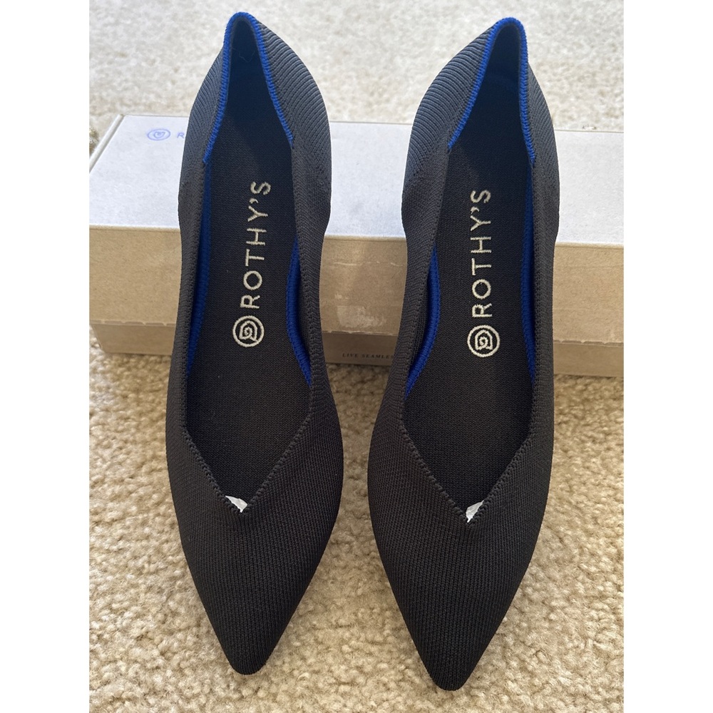 Rothy’s The Point Black Solid Flats - image 2